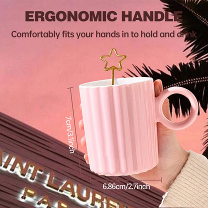 US Local Petal Ceramic Mug-Pink