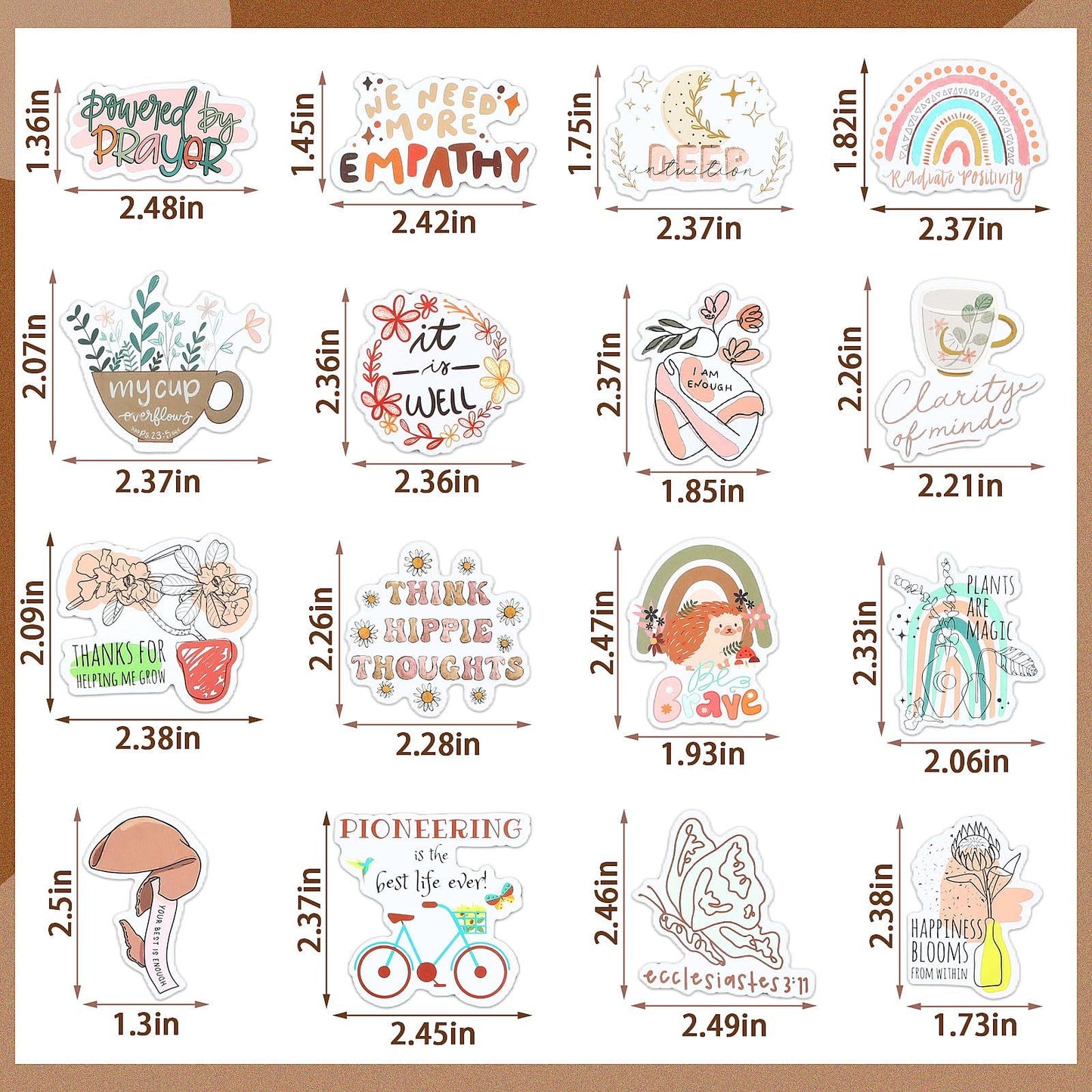 US Local Bible Verse Stickers, Inspirational Christian, Boho Bible Prayer Board, Religious Faith Phrase Stickers Study Supplies For Journaling Scrapbook