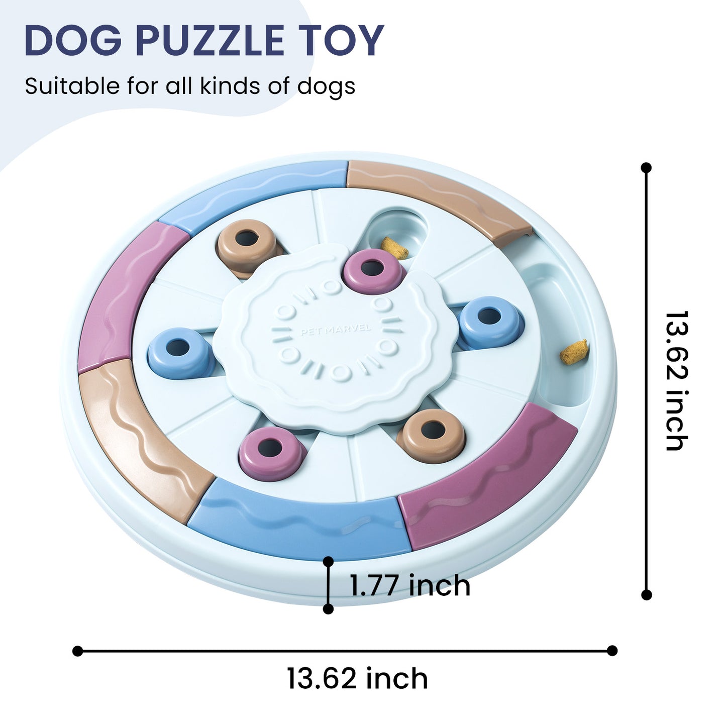 US Local PETMARVEL Interactive Puzzle Game Dog Toy, Level 1-3