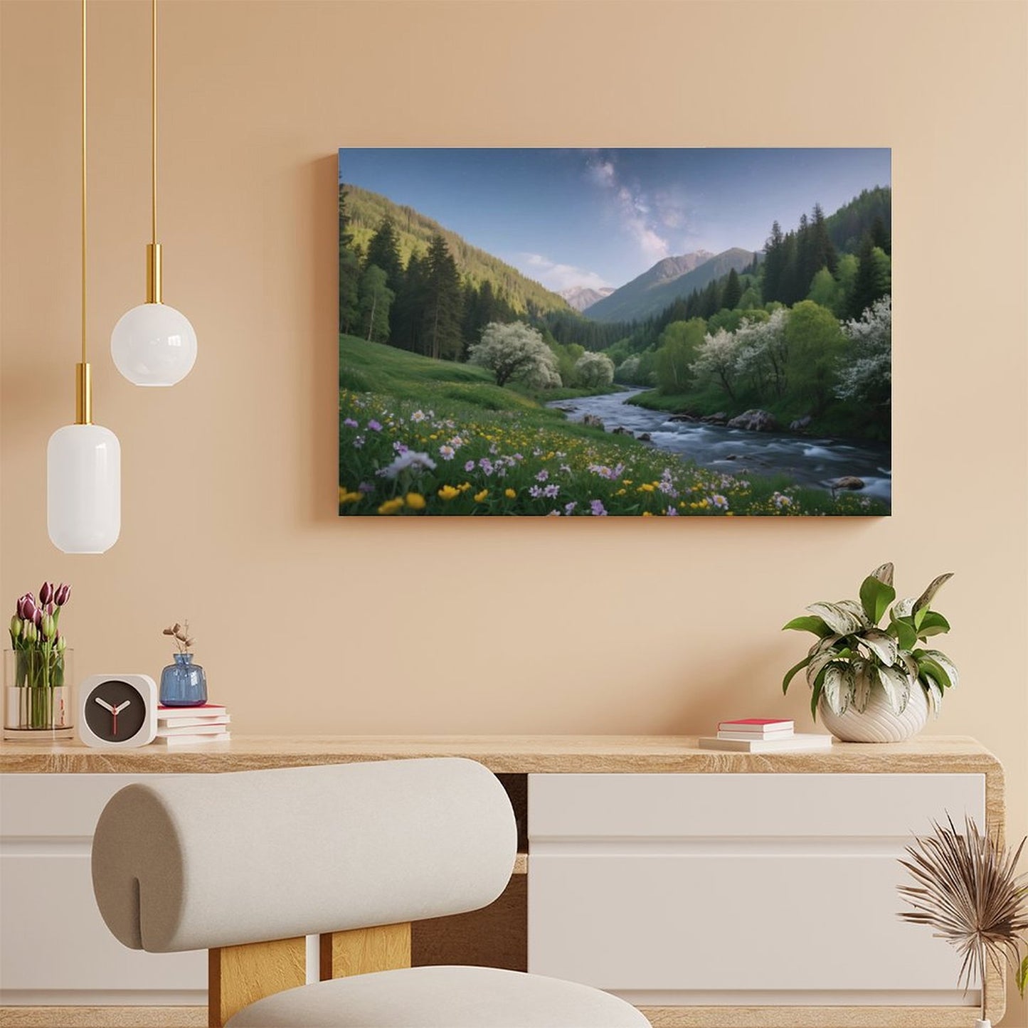 Decorative Interior Frame Painting Spring-5