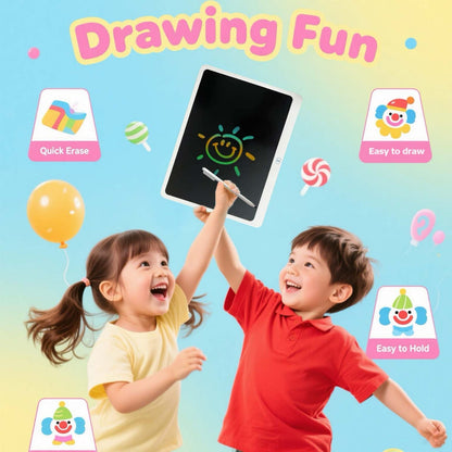 US Local LCD Writing Tablet, Valentines Day Gifts For Kids,13 Inch Colorful Toddler Doodle Board Drawing Tablet, Erasable Reusable Electronic Drawing Pads, Educational And Learning Toys For Kids