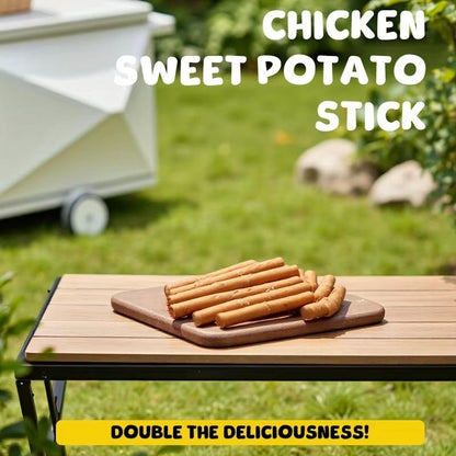 US Local Pet-shaped Chik Chicken Wrapped In Rawhide Chewy Natural Meat Snack For Dogs Suitable For All Sizes.