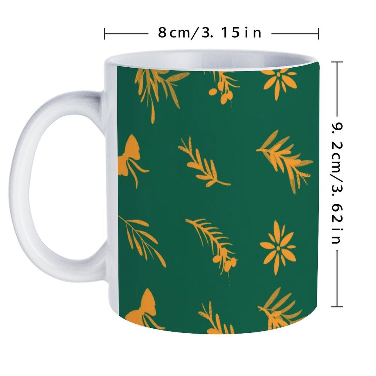 POD US Local White mug with full print, Christmas 0051