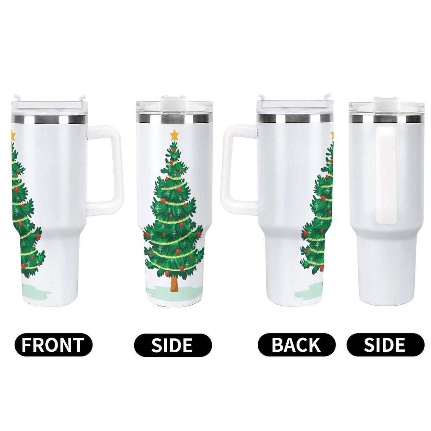 PHDT00063 POD US Local Tumbler 40 oz Large Capacity Car Cup Christmas Tree
