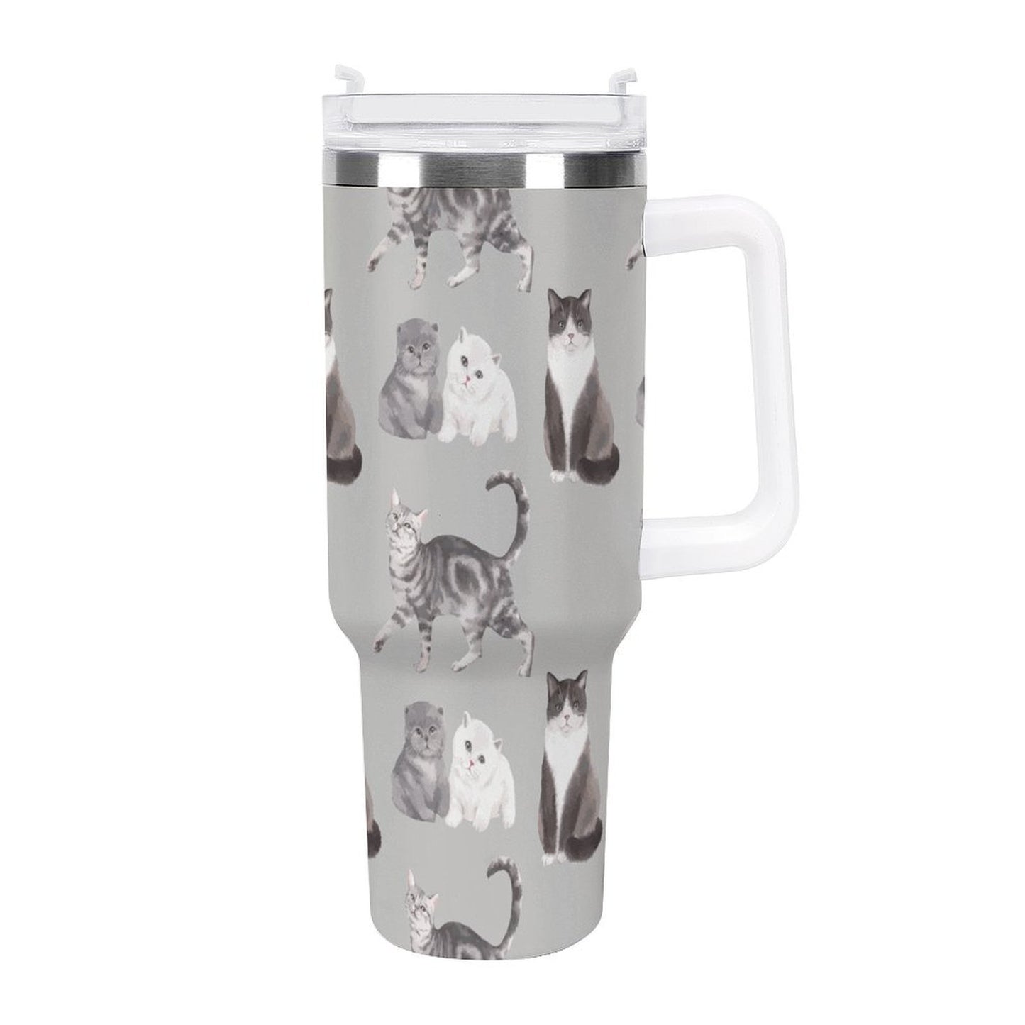 PHDT00245 POD US Local Tumbler 40 oz Large Capacity Car Cup Cat