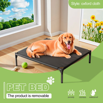 US Local Bi-material Pet Bed Is Of Your Choice,The Detachable Design Of The Oxford Cloth And Breathable Mesh Pet Bed Combines The Characteristics Of Breathable, Waterproof And Odorless To Create A Comforta