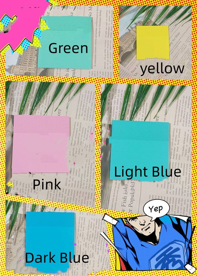 USA Local Transparent Post-it Notes Student Notes Sticky Notes Stickers Detachable Notes Sticky Notes