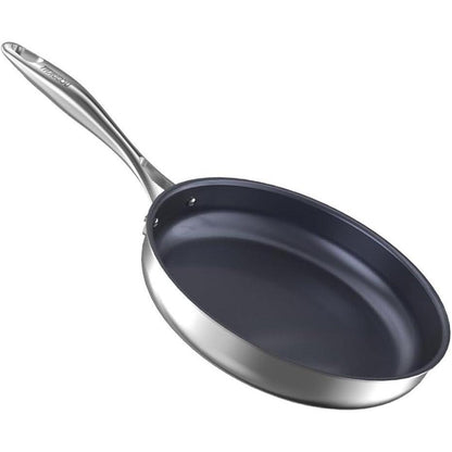 US Local Titanium Alloy Stainless Steel 10-inch PFAS-Free PFOA-Free Non-Stick Pan Dishwasher-Safe Oven-Safe Suitable For All Stovetop Cookware