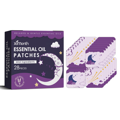 US Local Ximonth Essential Oil Good Night Patch Help To Fall Asleep Quickly At Night Relieve Body Muscle Fatigue Stress Sleep Patch