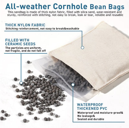 US Local Solid Wood Premium Cornhole Set