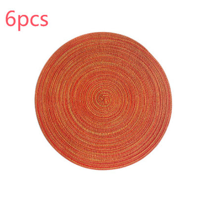 Western-style Placemat Home Placemat Coasters Heat Proof Mat