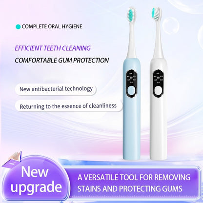 US Local White Low Frequency Electric Toothbrush-1pcs