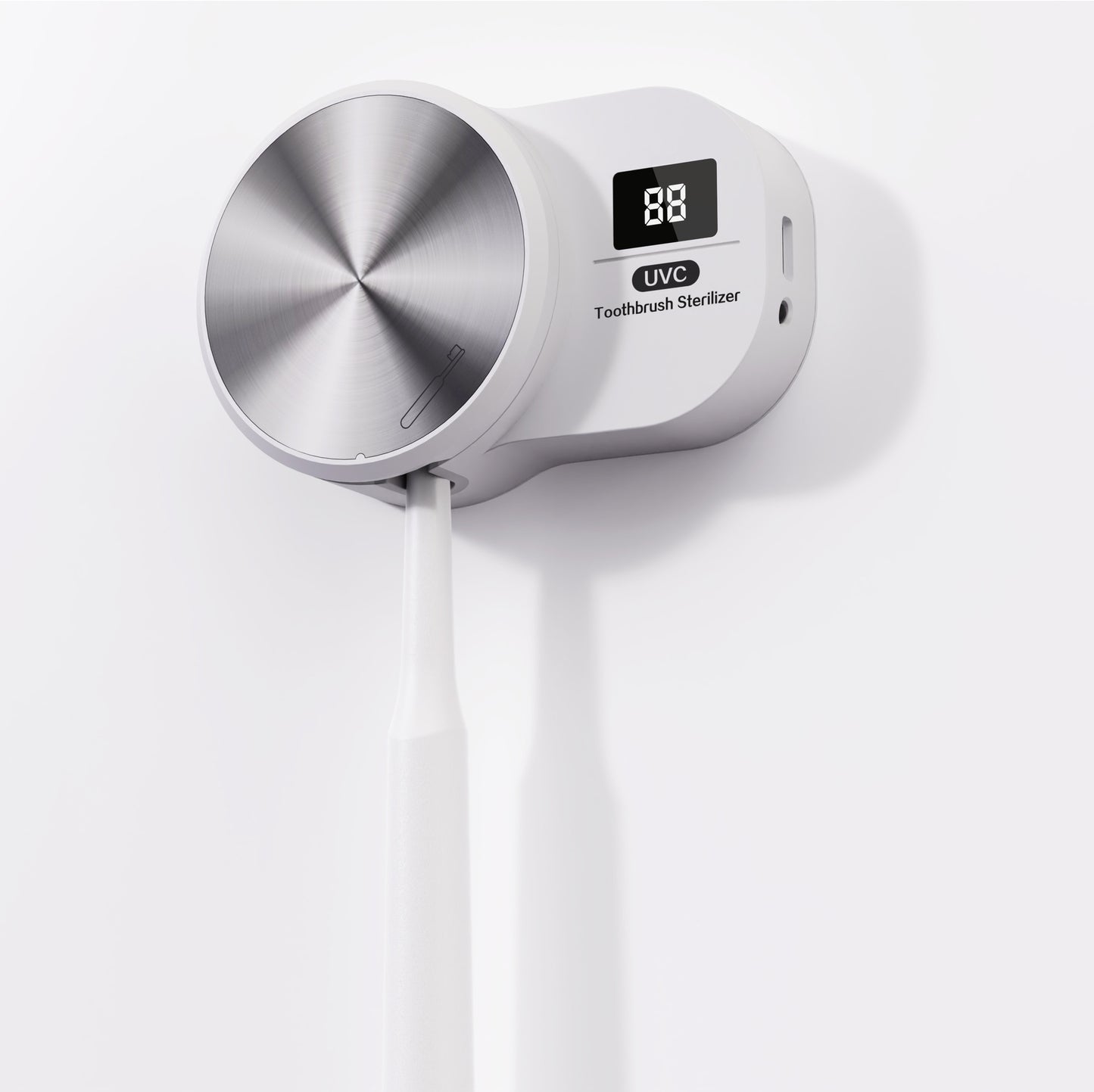 Single Toothbrush Sterilizer Intelligent Uv Uv Drying Sterilization Toothbrush Disinfection Box Toothbrush Holder In Bathroom