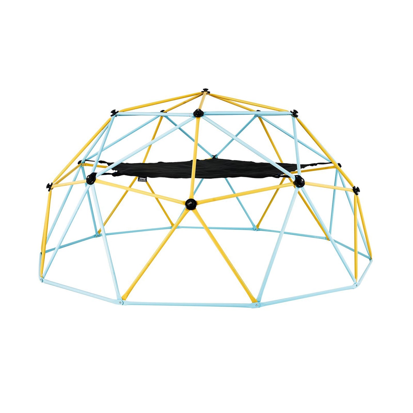 US Local Climbing Dome, For Kids 3 To 10 Years Old,10FT Geometric Dome Climber With Hammock And Swing, Jungle Gym Supports 750LBS And Easy Assembly, With Climbing Grip, Outdoor Backyard Play Equipment