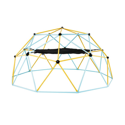 US Local Climbing Dome, For Kids 3 To 10 Years Old,10FT Geometric Dome Climber With Hammock And Swing, Jungle Gym Supports 750LBS And Easy Assembly, With Climbing Grip, Outdoor Backyard Play Equipment