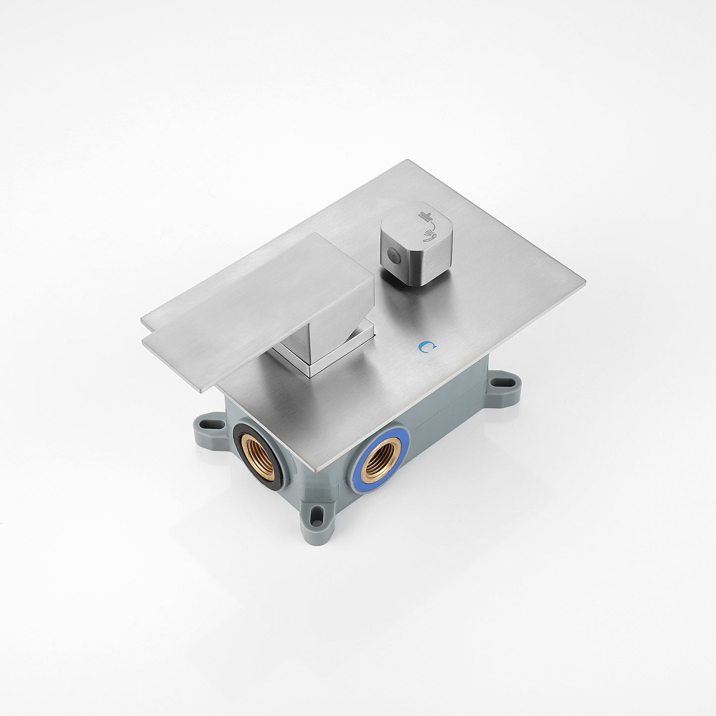 US Local 10 Inch Showerhead Bathroom Luxury Rain Shower Hybrid Shower Complete Combination Set Wall Mounted