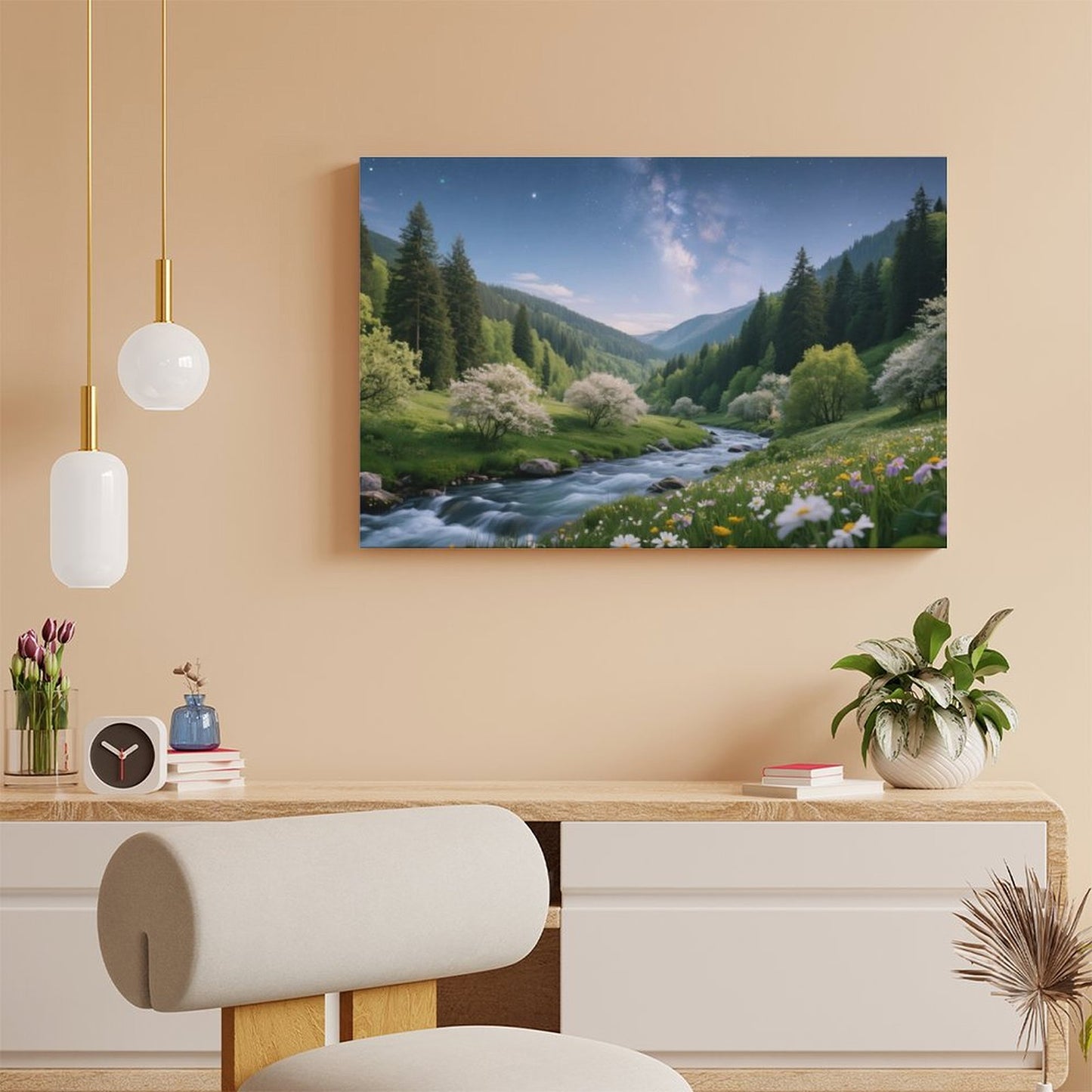 Decorative Interior Frame Painting Spring-2