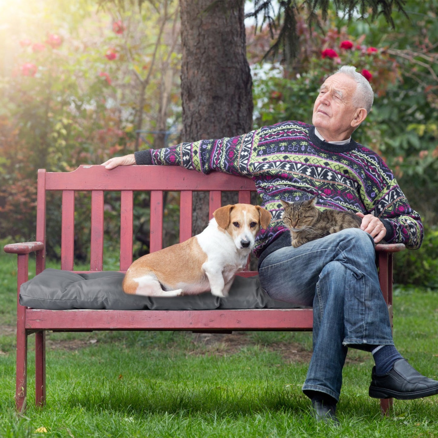 US Local 1Pc Bench Seat Cushion For Indoor Outdoor Furniture Water-Resistant Or Non-Water-Resistant Options 8CM Or 10CM 51.18 X 19.68IN For Garden Patio Balcony Entryway Fedex Shipping