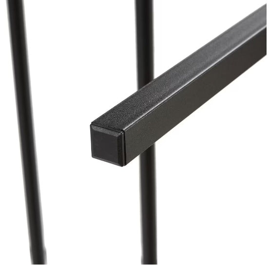 US Local Full Size Metal Platform Bed Frame With Wooden Headboard And Footboard With USB LINER