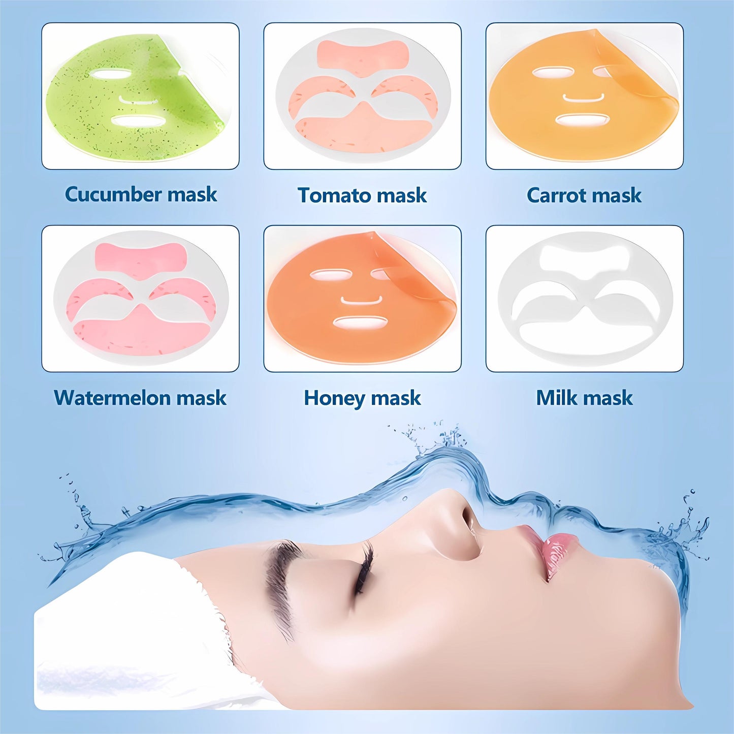 US Local DIY Automatic Facial Fruit Vegetable Mask Maker Machine Mask Mini FaceSkin Rejuvenation Home Use Beauty Devices
