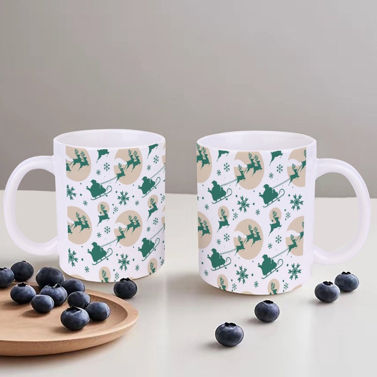 POD US Local White mug with full print, Christmas Winter 0075