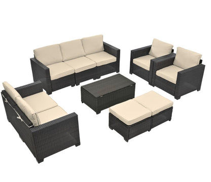 US Local 10 Piece Patio Furniture Set