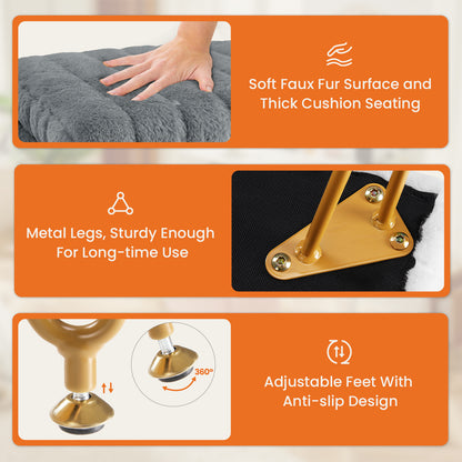 US Local Dressing Stool And Chair With Storage Space