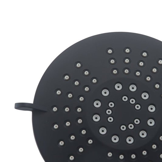 US Local Round Shower System Wall Mounted Rain Mixer Combo Set