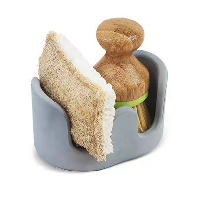 US Local Diatom Mud Sponge Rack Kitchen & Bathroom Sink Caddy For Sponges Scrubbers