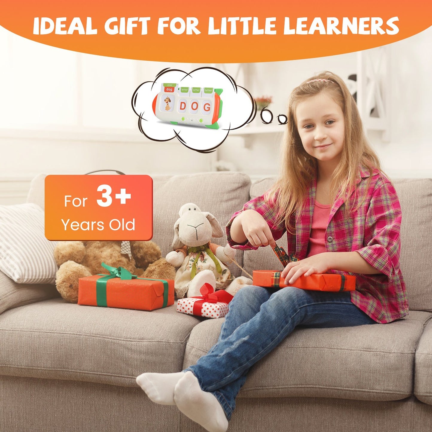 US Local Talking Flash Cards And Finger Counting Math Board Interactive Learning Toys For Kids Aged Over 3 Number Alphabet Words Song Learning