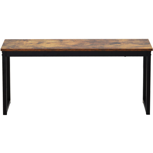 UK Local 3-Piece Dining Table And Bench Set 4-Person Space-Saving Dinette For Kitchen Patio Outdoor