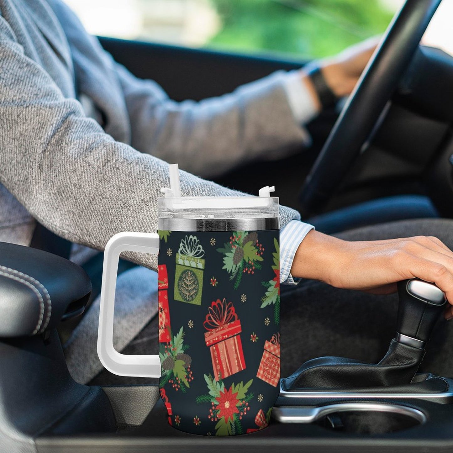 PHDT00009 POD US Local Tumbler 40 oz Large Capacity Car Cup Christmas