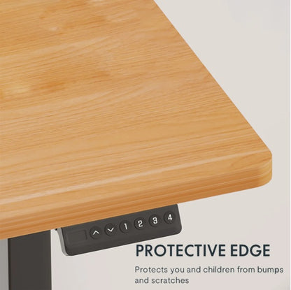 US Local Electric Standing Desk Whole Piece Adjustable Height Desk Home Office Computer Workstation Sit Stand Up Desk