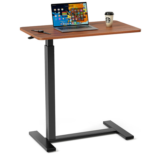 US Local Adjustable Mobile Bed Table, Computer Desk, Mobile Standing Table