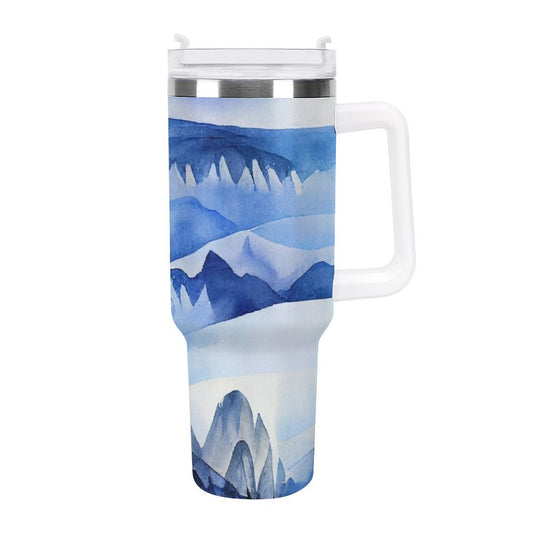 PHDT00214 POD US Local Tumbler 40oz Large Capacity Car Cup Mountains, Nature