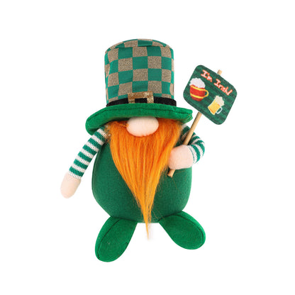 St Patrick's Day Decoration Supplies Irish Day Faceless Doll