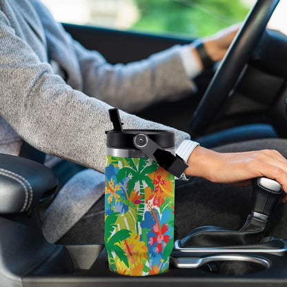 POD US Local Tumbler 30oz Large Capacity Car Cup Tropical, Rainforest Style