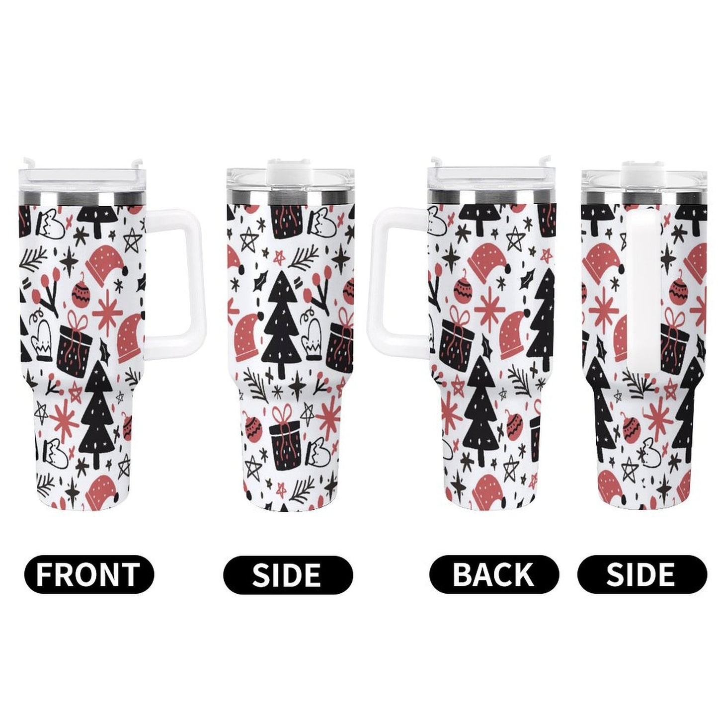 PHDT00007 POD US Local Tumbler 40 oz Large Capacity Car Cup Christmas