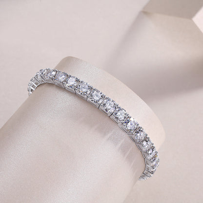 Gravitation Luxury Fashion Mossan Diamond S925 Silver Bracelet