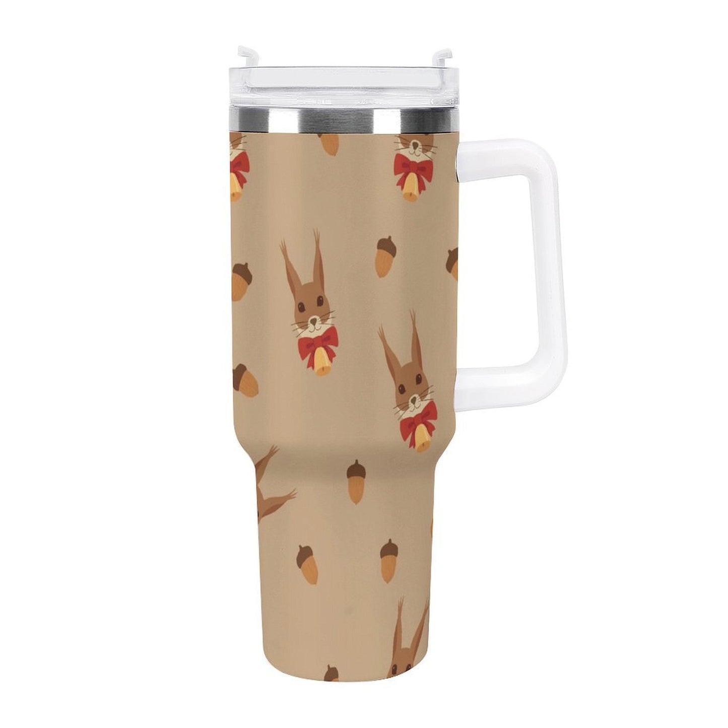 POD US Local 40 oz Large Capacity Car Cup Christmas Squirrel Nuts