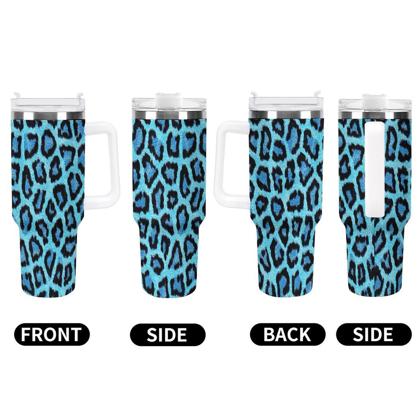 PHDT00400 POD US Local Tumbler 40 oz Large Capacity Car Cup Leopard