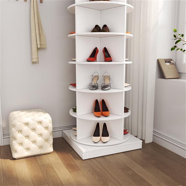US Local 360 Rotating Shoe Cabinet 6 Floors