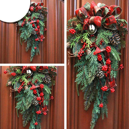 US Local A Christmas Door Hanging Christmas Decorations Holiday Accessories Birthday Party Supplies