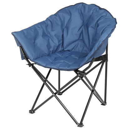 US Local Blue Camping Chair Steel Pipe 120kg