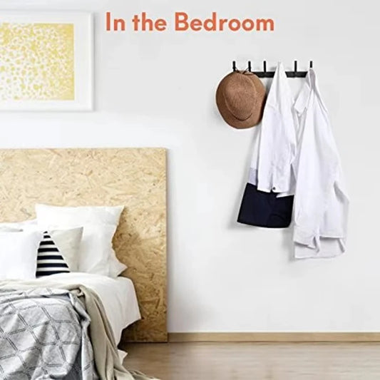 UK Local 1 pc Wall Mount Coat Rack Thickened Cloth Hook Bathroom Sticky Hook Towel Cloth Wall Hanger Iron Crafts For Wall Hanging