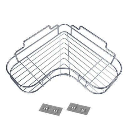 US Local Shower Caddy Shelf Bathroom Corner Bath Storage Holder Organizer Triangular Rack