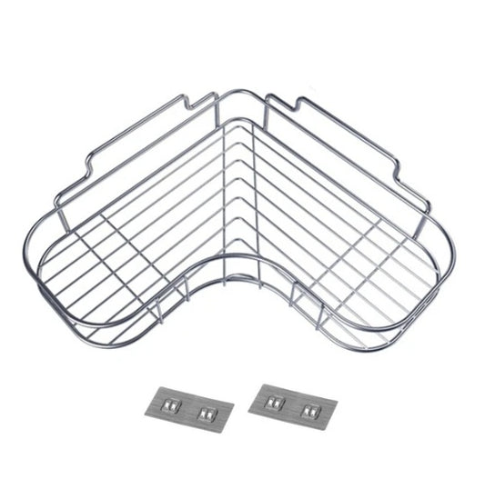 US Local Shower Caddy Shelf Bathroom Corner Bath Storage Holder Organizer Triangular Rack