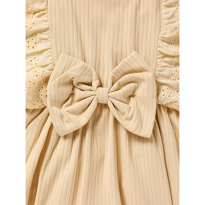 US Local Infant Baby Girl Solid Color Square Neck Bow Onesie & Headband Adorable Summer Outfit