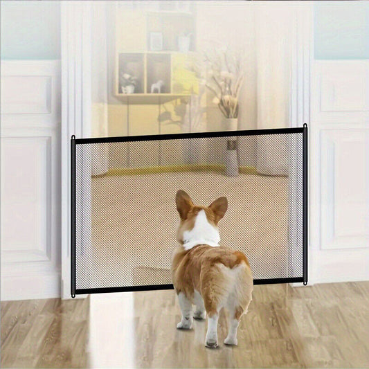UK Local Pet Isolation Mesh No Drilling Safety Fences Net Portable Dog Cat Stair Door