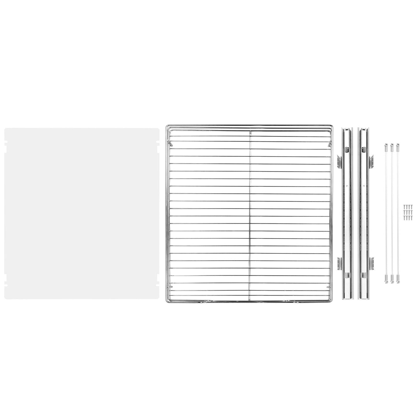 US Local VEVOR  Pull Out Cabinet Organizer, Heavy Duty Slide Out Pantry Shelves, Chrome-Plated Steel Roll Out Drawers, Sliding Drawer Storage For Home, Inside Kitchen Cabinet, Bathroom, Under Sink